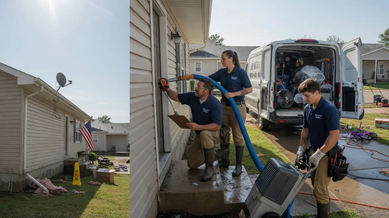 Ceiling Water Damage Restoration in Trumbauersville, PA near me